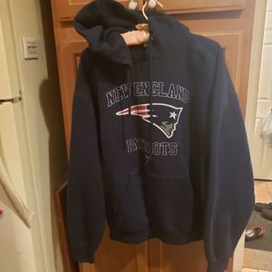New England Patriots hooded sweat shirt